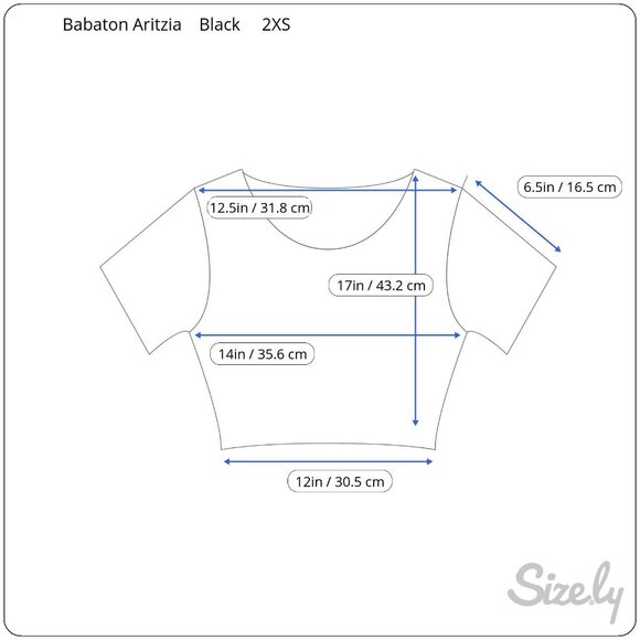 Babaton Aritzia Womens Knit Rayon Stretch Cropped High Neck Shirt Blouse Top 2XS - Picture 8 of 8